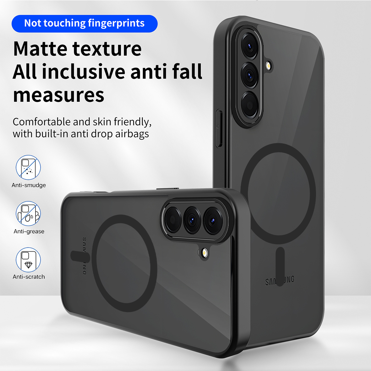 Phone Accessories Online Store - Matowe etui na telefon Samsung Galaxy