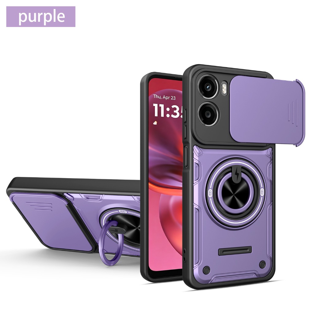 Phone Accessories Ring Holder - Osłona aparatu z funkcją przesuwania 360