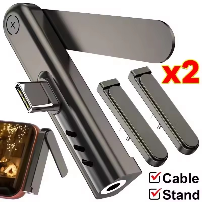 Phone Accessories And Gadget - 2/1 SZT. Przenośny Adapter USB-C na