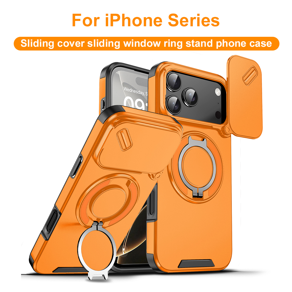 Phone Accessories Ring Holder - Etui z magnetycznym pierścieniem i podstawką
