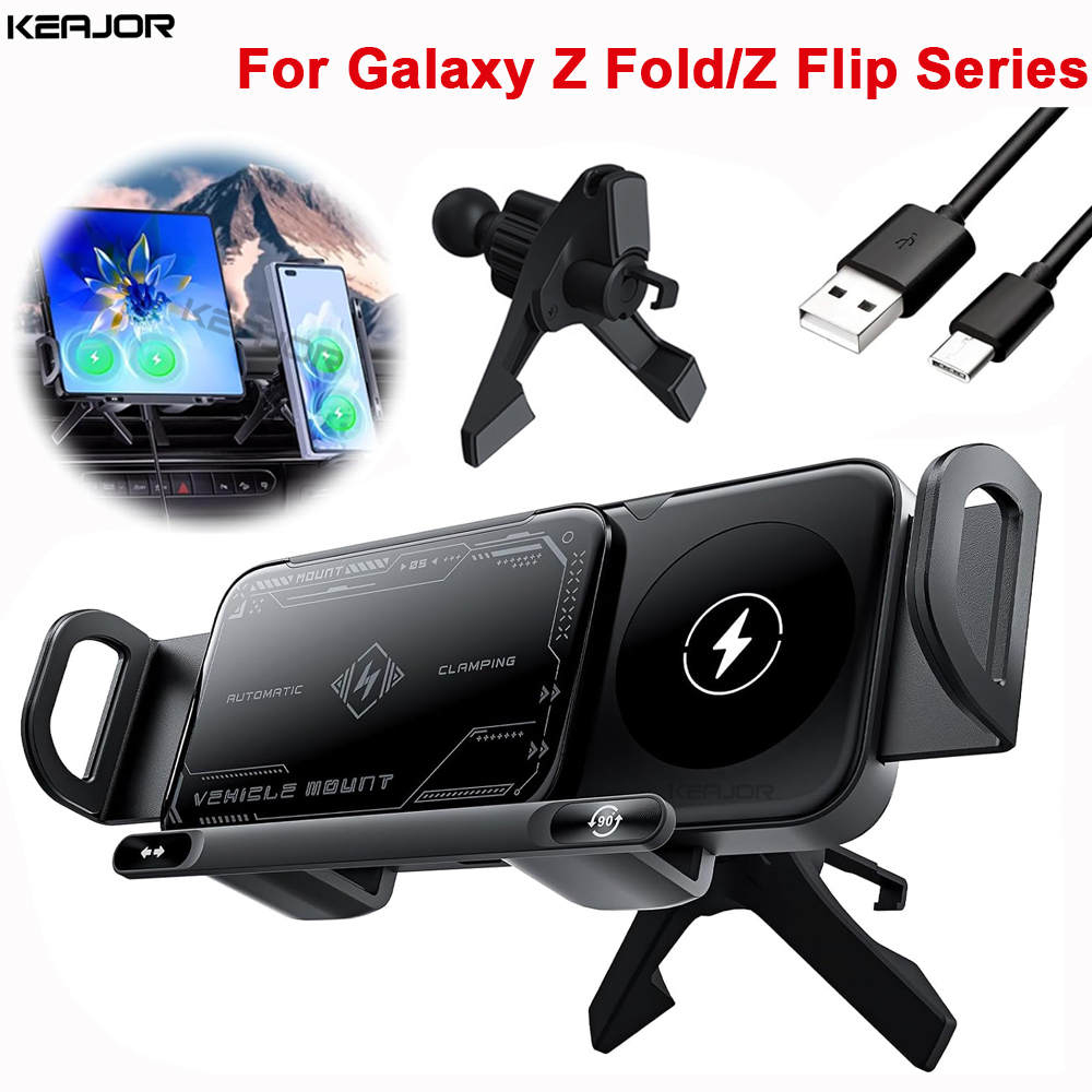Phone Cooling Fan - Bezprzewodowa ładowarka samochodowa z podwójną cewką