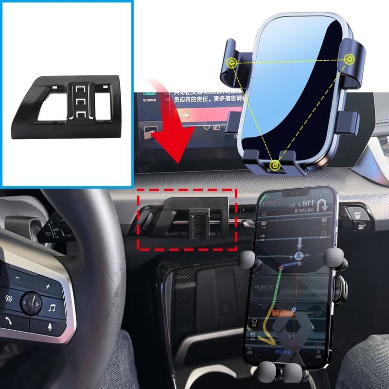 X1 Phone Accessories - Uchwyt samochodowy na telefon komórkowy do