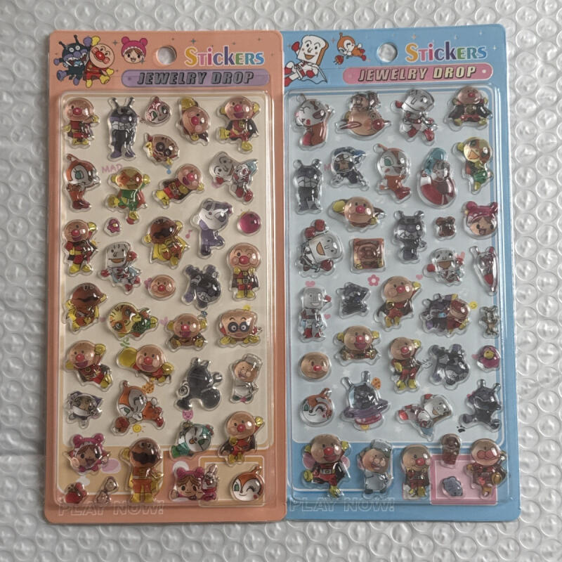 Phone Accessories Toys - Urocza naklejka 3D Anpanman, kreatywna naklejka