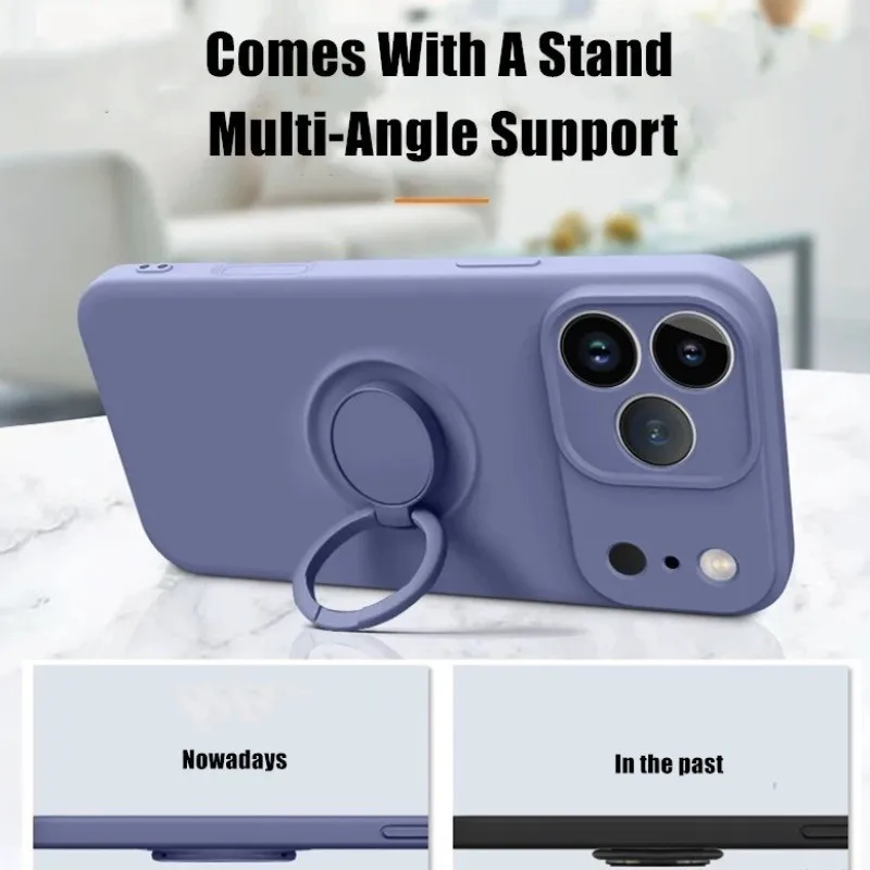 Etui na telefon z płynnego sil – Phone Accessories Ring Holder recenzja i cena