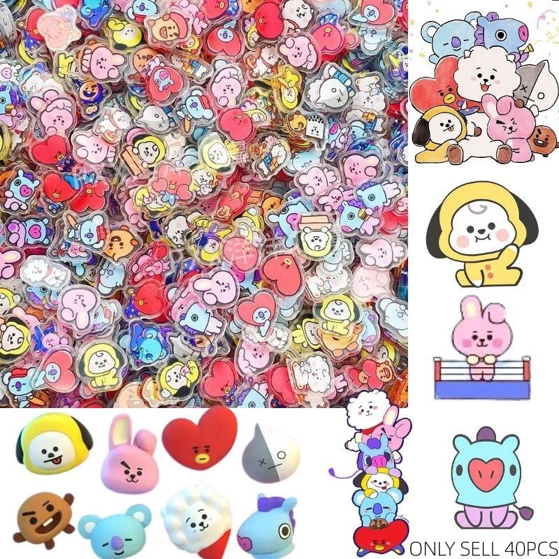 100 Mini BT21 Akrylowe Płytki  – Phone Accessories Toys recenzja i cena