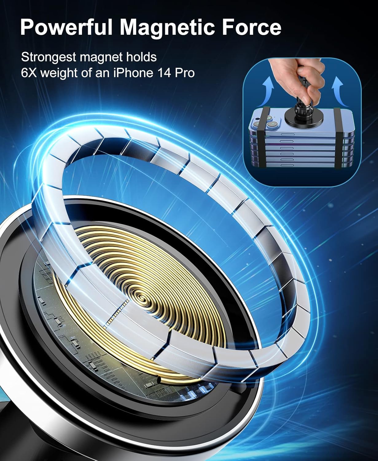 Magnetyczny uchwyt samochodowy – Phone Cooling Fan recenzja i cena