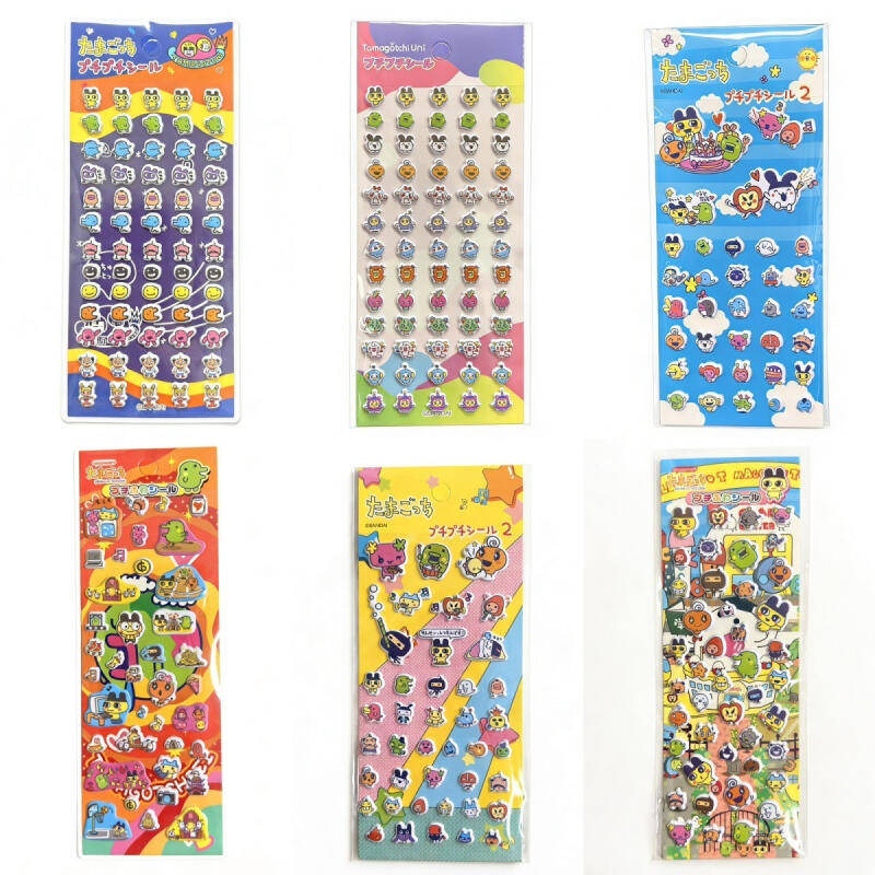 6 szt. Naklejki Tamagotchi z k – Phone Accessories Toys recenzja i cena