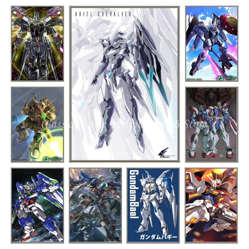 BANDAI Anime Phone Set Gundam  – Phone Accessories Poster recenzja i cena