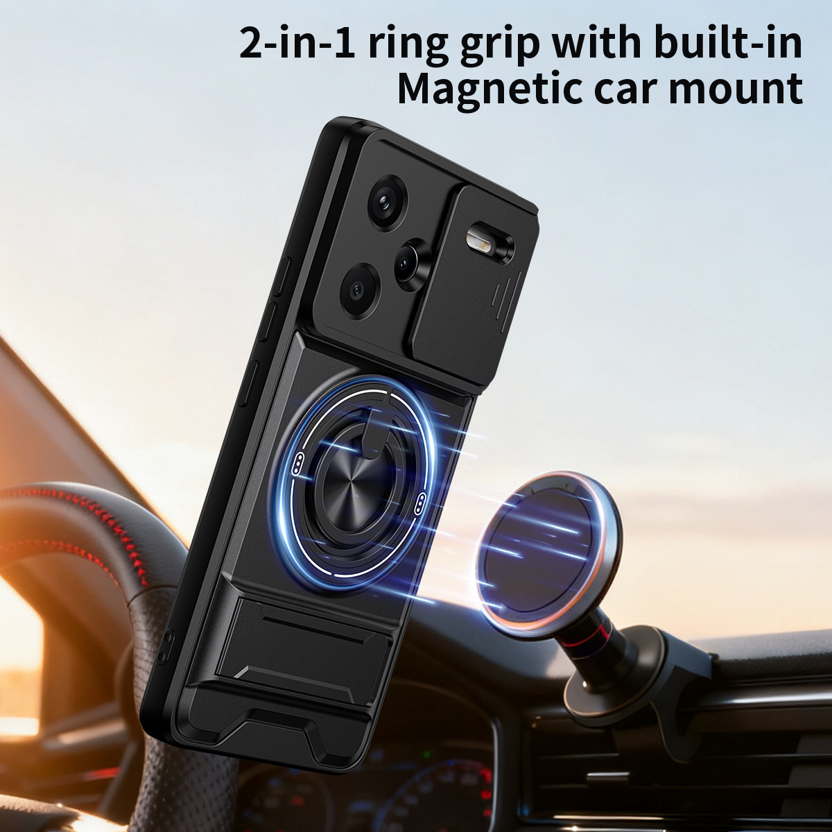 Etui na telefon z osłoną obiek – Phone Accessories Ring Holder recenzja i cena