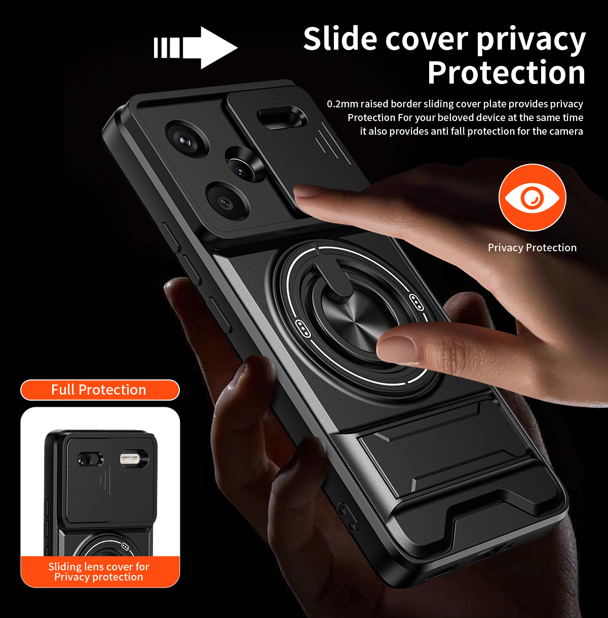 Etui na telefon z osłoną obiek – Phone Accessories Ring Holder recenzja i cena